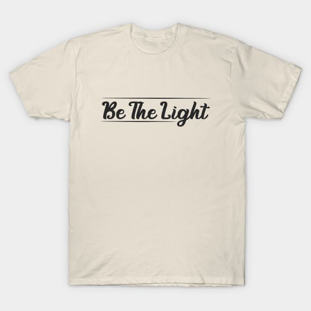 Be The Light Cristian White T-Shirt by Aspita